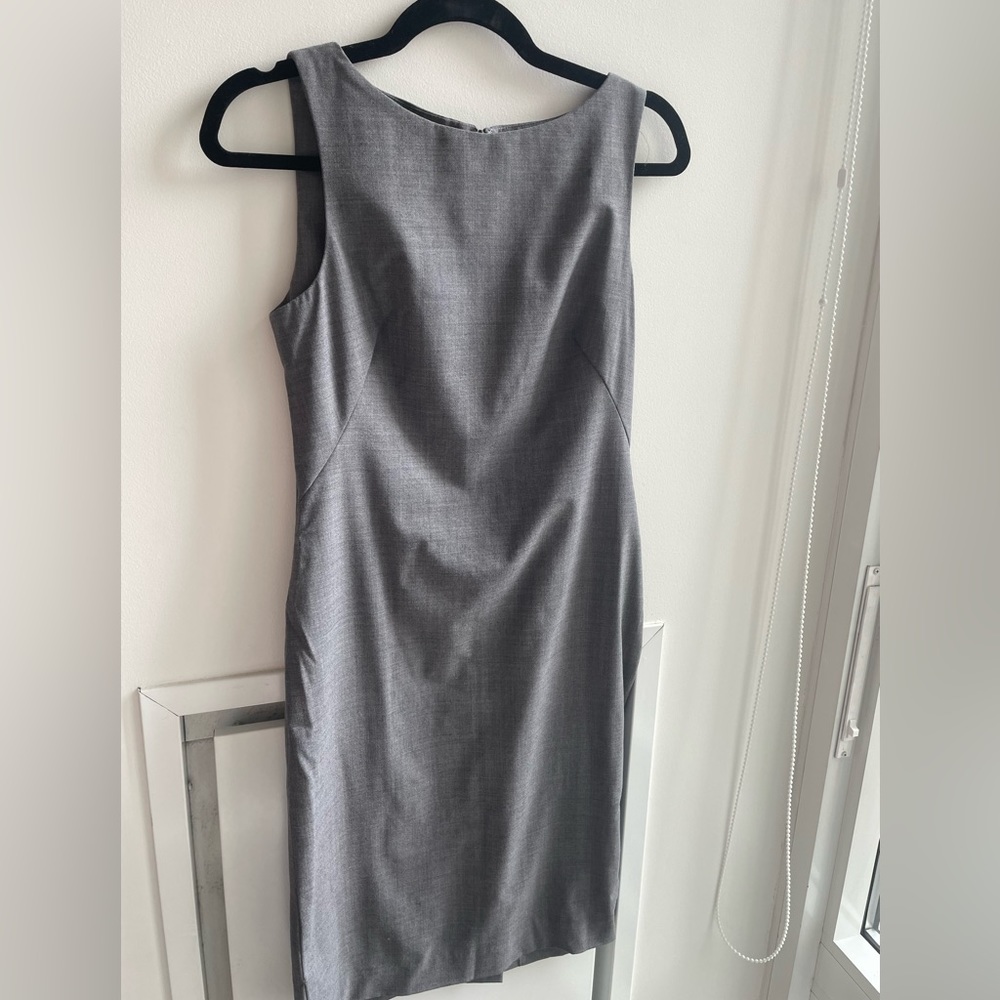 Theory Gray Sleeveless Dress